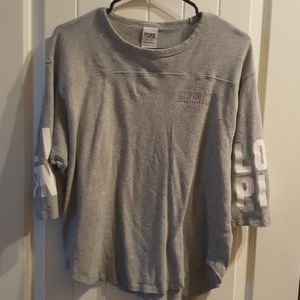 Gray Victoria Secret PINK Shirt XS